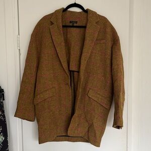 Rag & Bone Tan + Plaid Coat